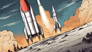 Image of a space rocket
